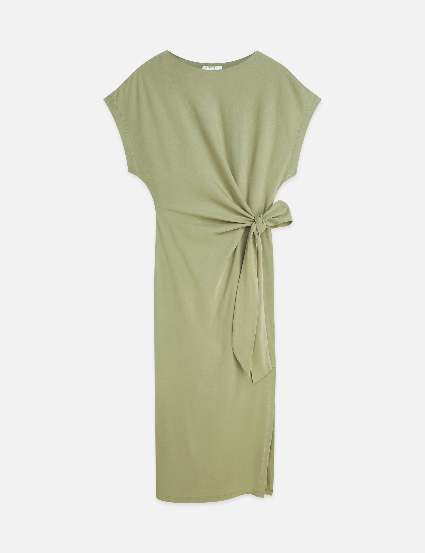 Dark Sea Green שמלת מידי לנשים Essential SCOTCH & SODA