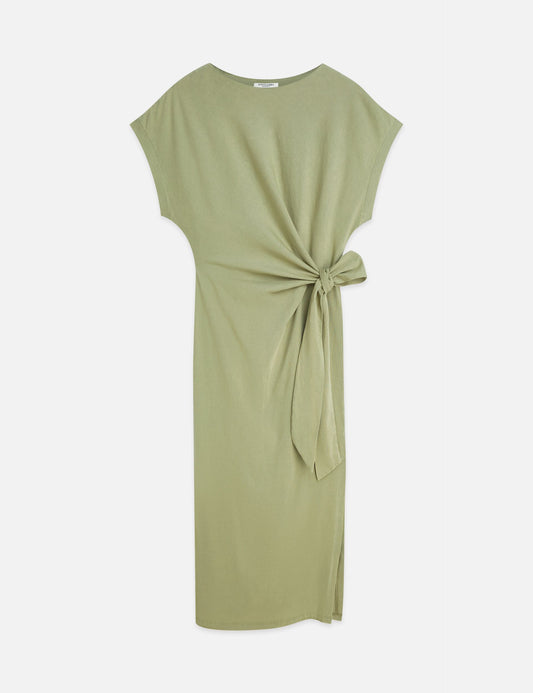 Dark Sea Green שמלת מידי לנשים Essential SCOTCH & SODA