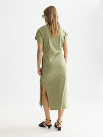 White Smoke שמלת מידי לנשים Relaxed Knot SCOTCH & SODA