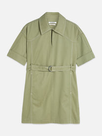 Dark Sea Green שמלת מיני עם חגורה לנשים Utility SCOTCH & SODA