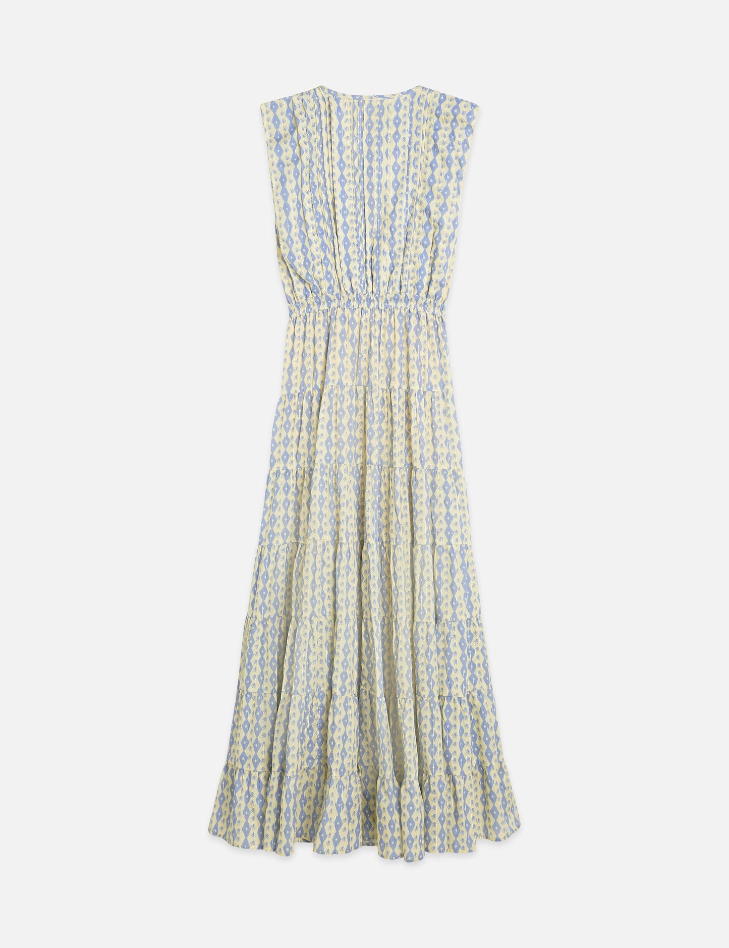 Gray שמלת מקסי מודפסת לנשים Tiered SCOTCH & SODA