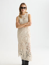 Seashell שמלת מידי רקומה לנשים Flame Embroidery SCOTCH & SODA