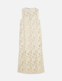 Light Gray שמלת מידי רקומה לנשים Flame Embroidery SCOTCH & SODA