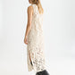 White Smoke שמלת מידי רקומה לנשים Flame Embroidery SCOTCH & SODA
