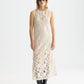 Light Gray שמלת מידי רקומה לנשים Flame Embroidery SCOTCH & SODA