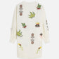 Antique White שמלת מיני רקומה לנשים Embroidered Bib SCOTCH & SODA