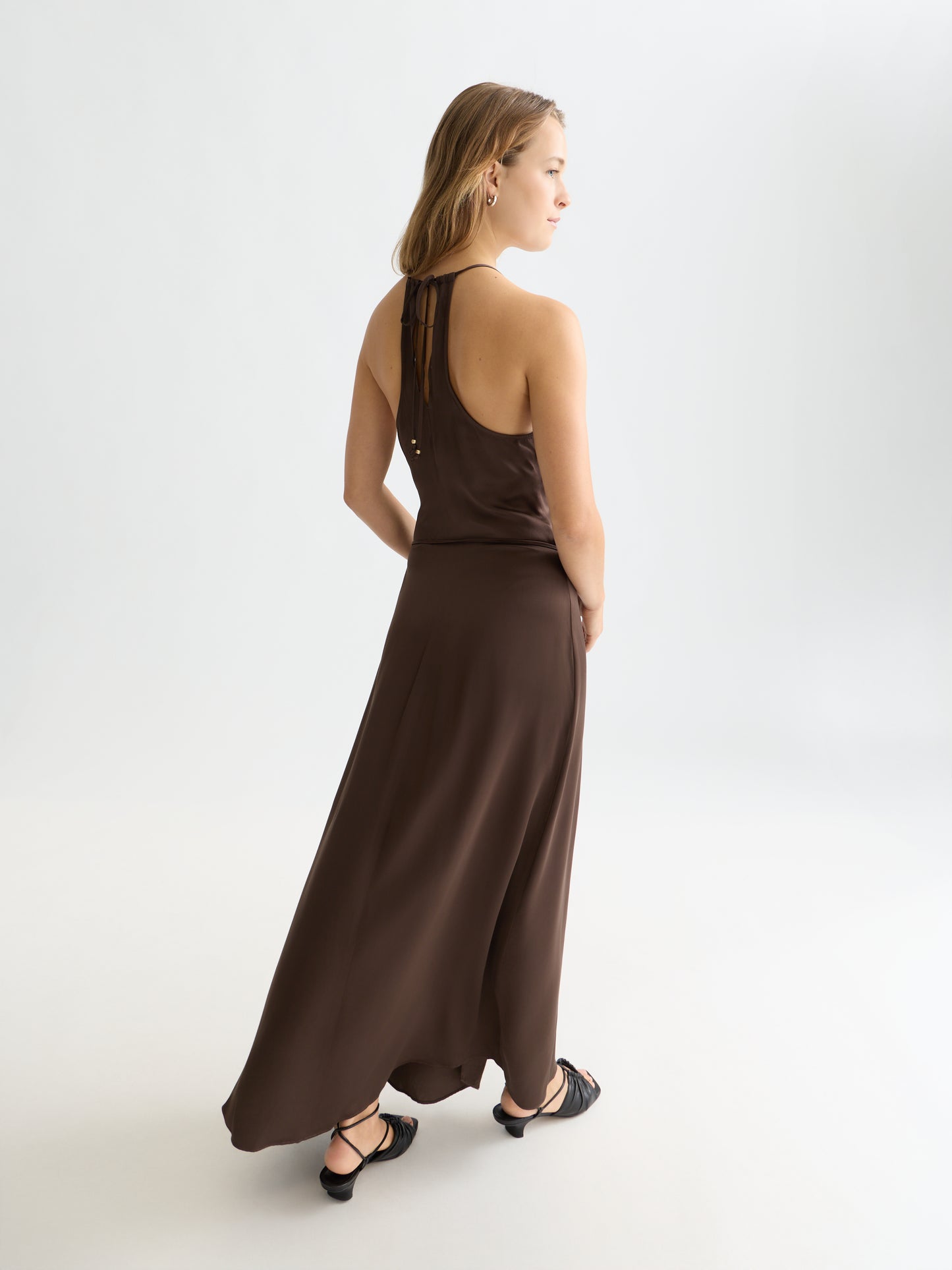 Lavender שמלת מקסי מעטפת לנשים Viscose Cami SCOTCH & SODA