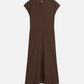 Dark Slate Gray שמלת מקסי פשתן לנשים Relaxed Tie Dress SCOTCH & SODA