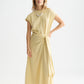 White Smoke שמלת מקסי פשתן לנשים Relaxed Tie Dress SCOTCH & SODA