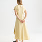Seashell שמלת מקסי פשתן לנשים Relaxed Tie Dress SCOTCH & SODA