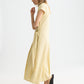 Seashell שמלת מקסי פשתן לנשים Relaxed Tie Dress SCOTCH & SODA