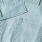 Light Steel Blue אוברול ג׳ינס קצר לנשים Lightweight Denim Playsuit SCOTCH & SODA