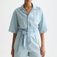 Lavender אוברול ג׳ינס קצר לנשים Lightweight Denim Playsuit SCOTCH & SODA