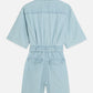 White Smoke אוברול ג׳ינס קצר לנשים Lightweight Denim Playsuit SCOTCH & SODA