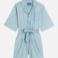 White Smoke אוברול ג׳ינס קצר לנשים Lightweight Denim Playsuit SCOTCH & SODA