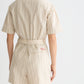 Lavender אוברול קצר פסים לנשים Linen Blend Playsuit SCOTCH & SODA