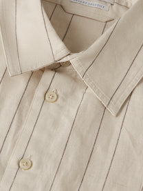 Gray אוברול קצר פסים לנשים Linen Blend Playsuit SCOTCH & SODA