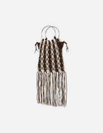 White Smoke תיק צד לנשים Macram? SCOTCH & SODA