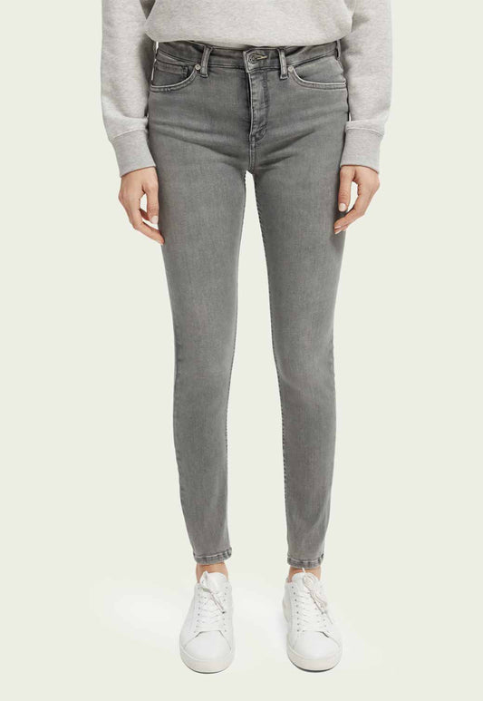 Beige ג'ינס סקיני ארוך לנשים The Haut SCOTCH & SODA