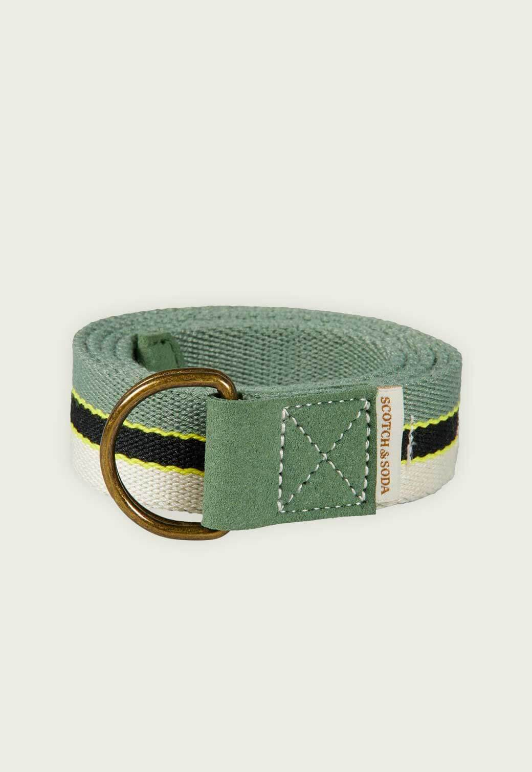 Beige COLOURFUL TAPE BELT חגורה SCOTCH & SODA