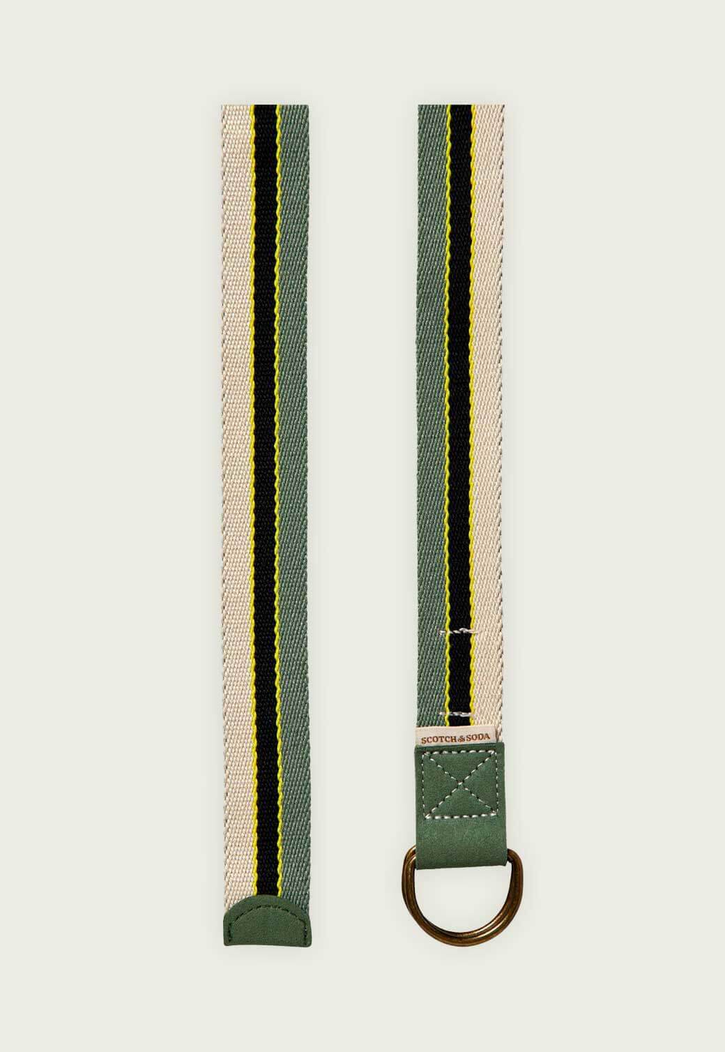 Beige COLOURFUL TAPE BELT חגורה SCOTCH & SODA