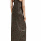 Dark Slate Gray שמלת מקסי מנומרת לנשים SCOTCH & SODA