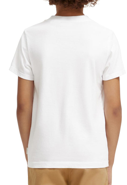 White Smoke טי שירט קצרה לילדים SCOTCH & SODA