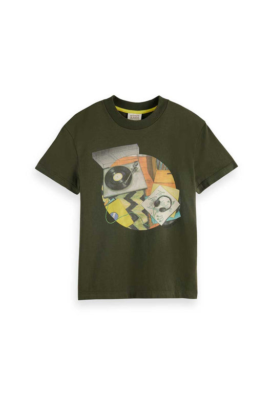 Dark Slate Gray טי שירט קצרה לילדים SCOTCH & SODA