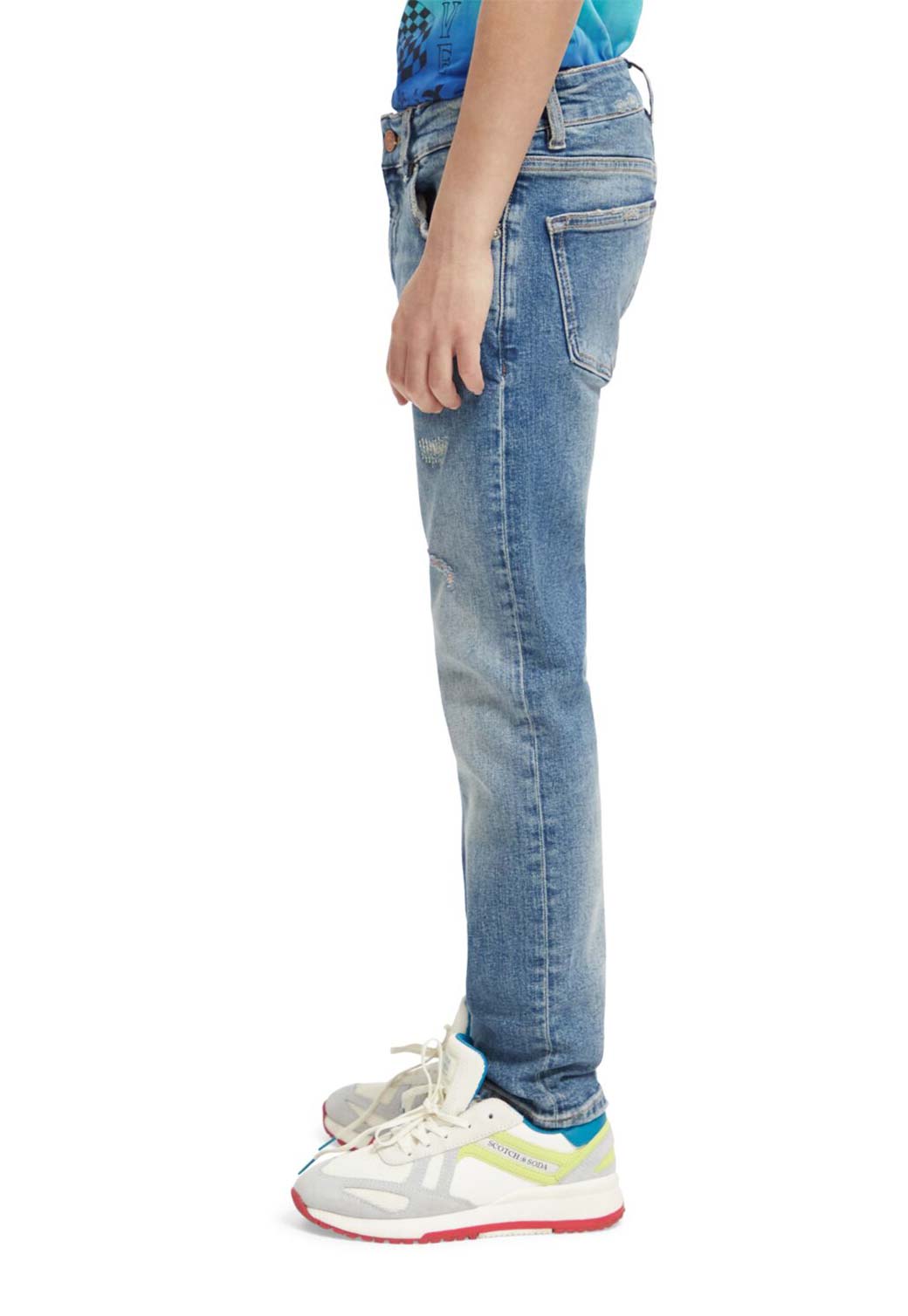 Light Slate Gray ג'ינס ארוך לילדים SCOTCH & SODA