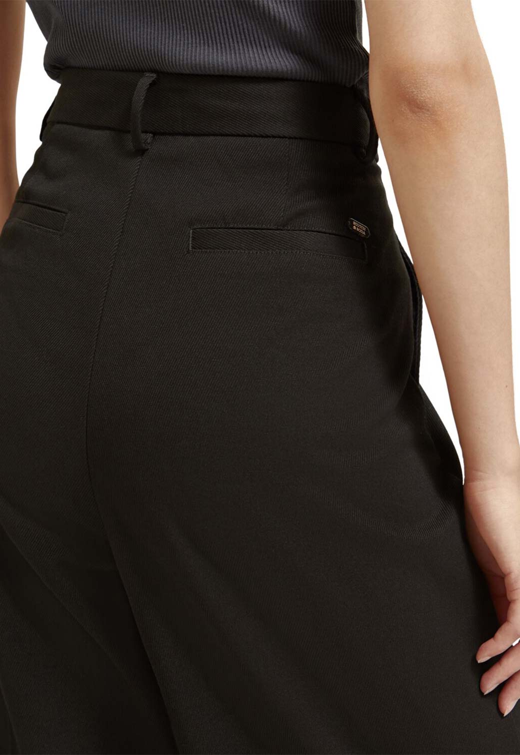 Black מכנסיים ארוכים לנשים Rose SCOTCH & SODA
