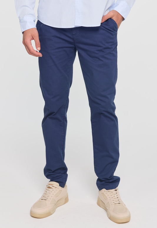 Dark Slate Gray מכנסי צ'ינו ארוכים לגברים Mott SCOTCH & SODA