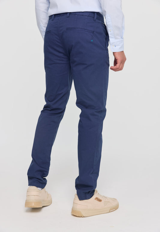 Dark Slate Gray מכנסי צ'ינו ארוכים לגברים Mott SCOTCH & SODA