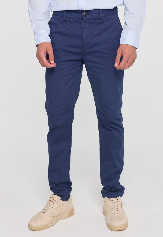 Dark Slate Gray מכנסי צ'ינו ארוכים לגברים Mott SCOTCH & SODA