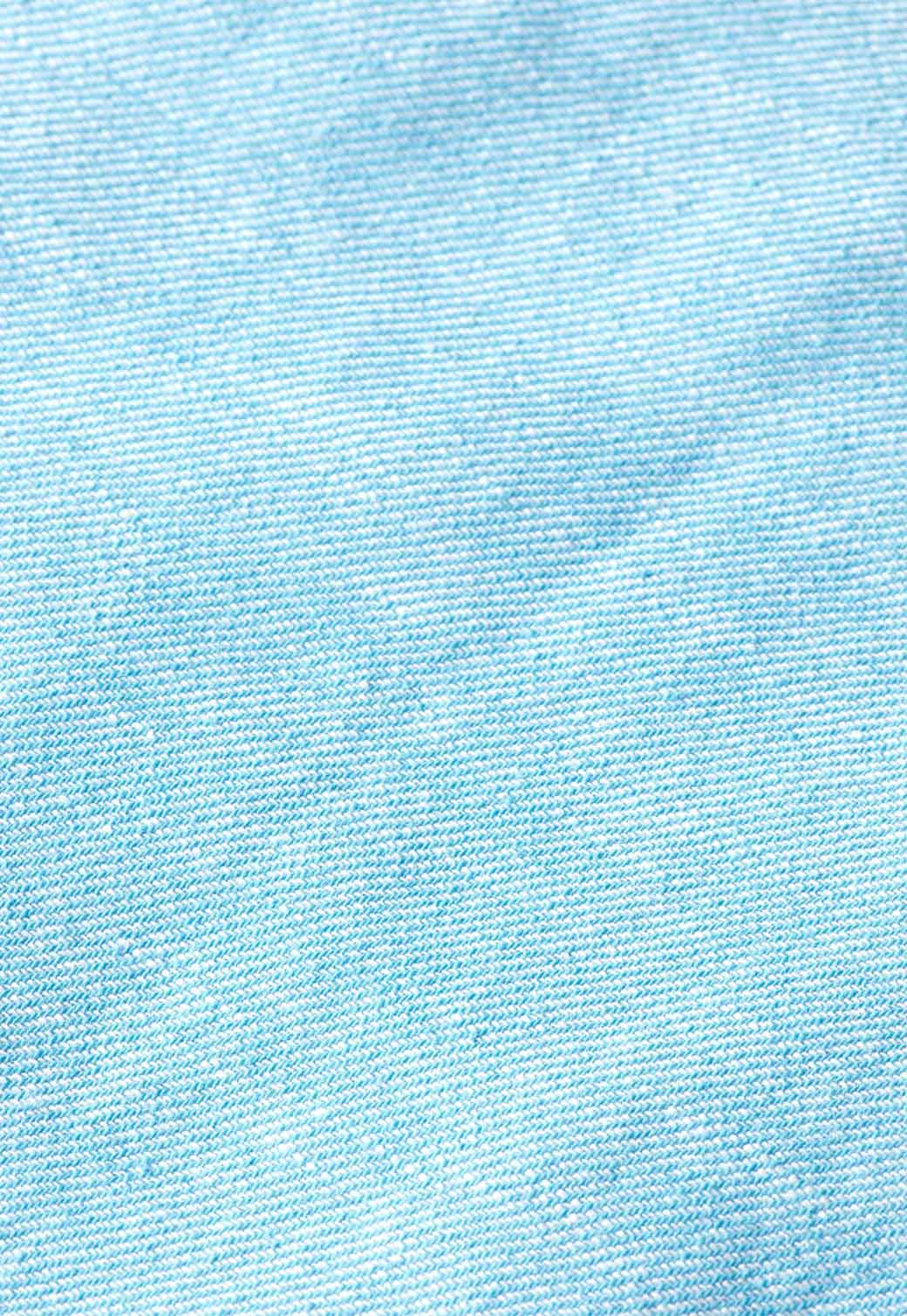 Powder Blue מכנסי פשתן קצרים לגברים Fave SCOTCH & SODA