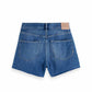 Dark Slate Blue ג'ינס קצר לנשים SCOTCH & SODA