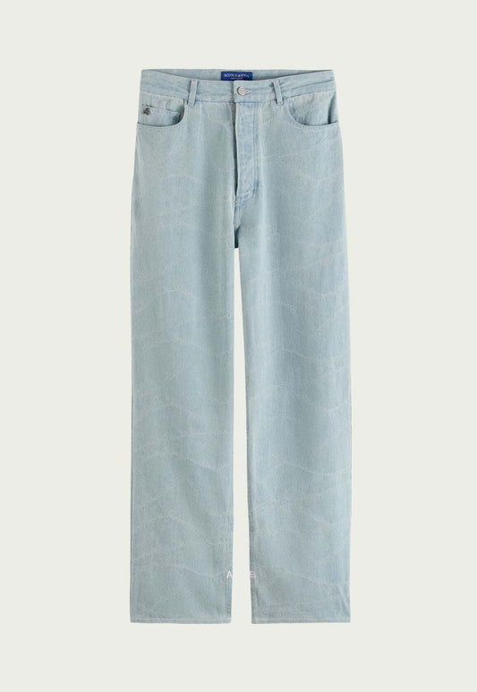 Light Gray ג'ינס ארוך לנשים SCOTCH & SODA