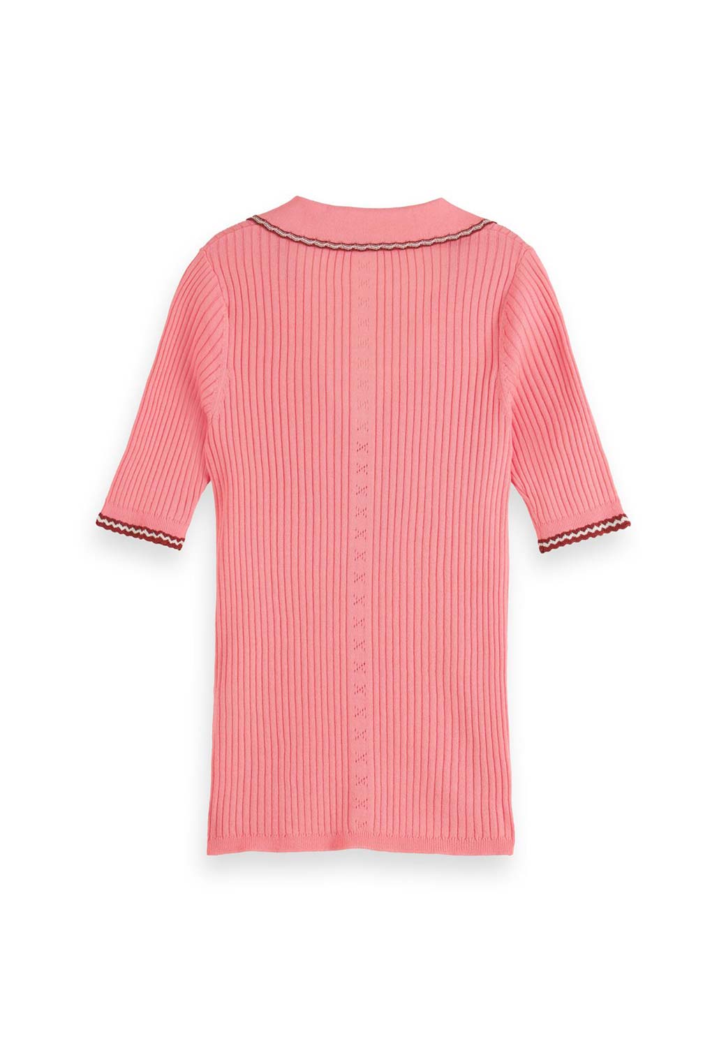 Light Coral חולצת פולו סרוגה לנשים SCOTCH & SODA