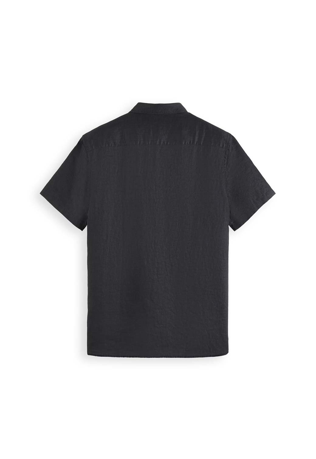 Dark Slate Gray חולצת פשתן מכופתרת קצרה לגברים SCOTCH & SODA