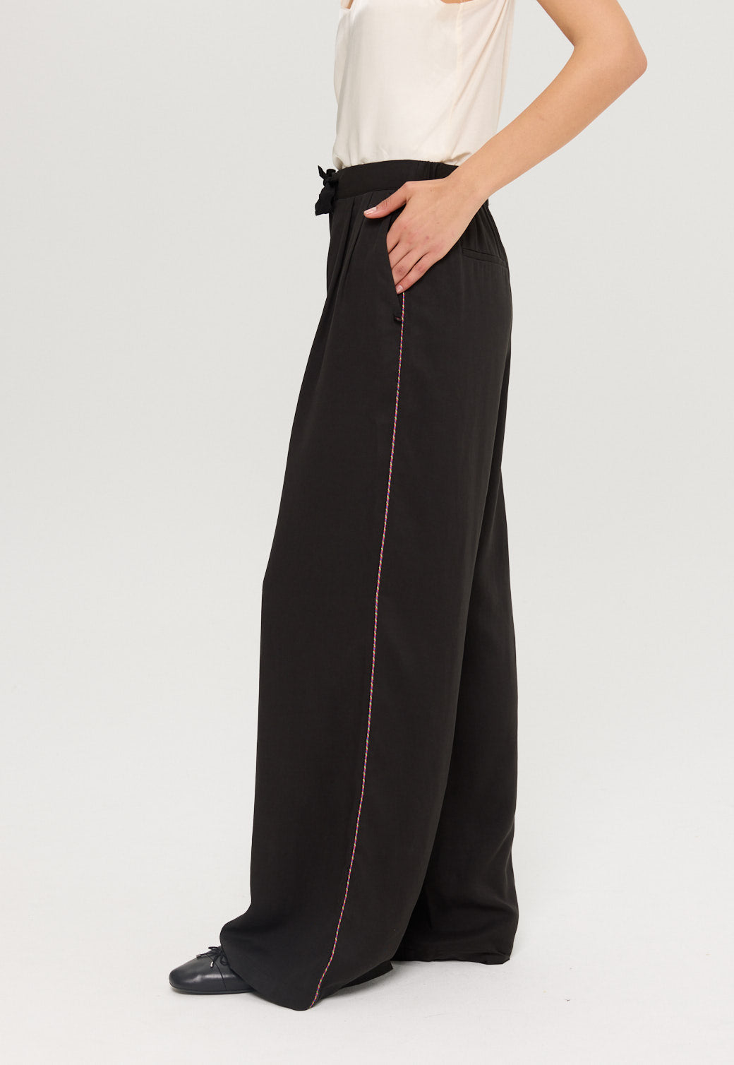 Black מכנסיים ארוכים לנשים Eleni SCOTCH & SODA