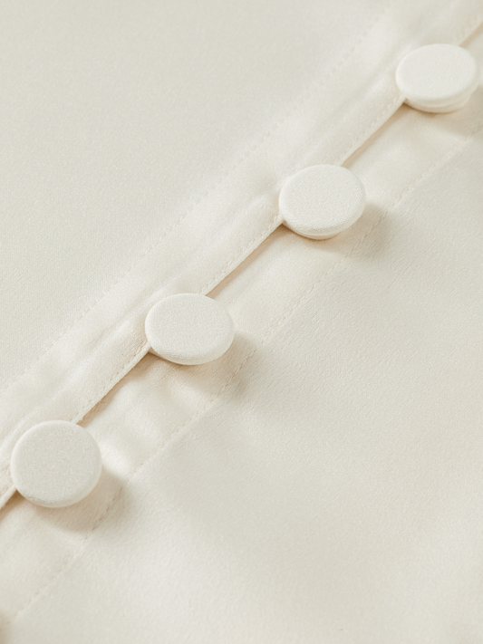 Light Gray חולצה מכופתרת ארוכה לנשים SCOTCH & SODA