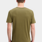 Dark Olive Green טי שירט קצרה לגברים Raw Edge SCOTCH & SODA