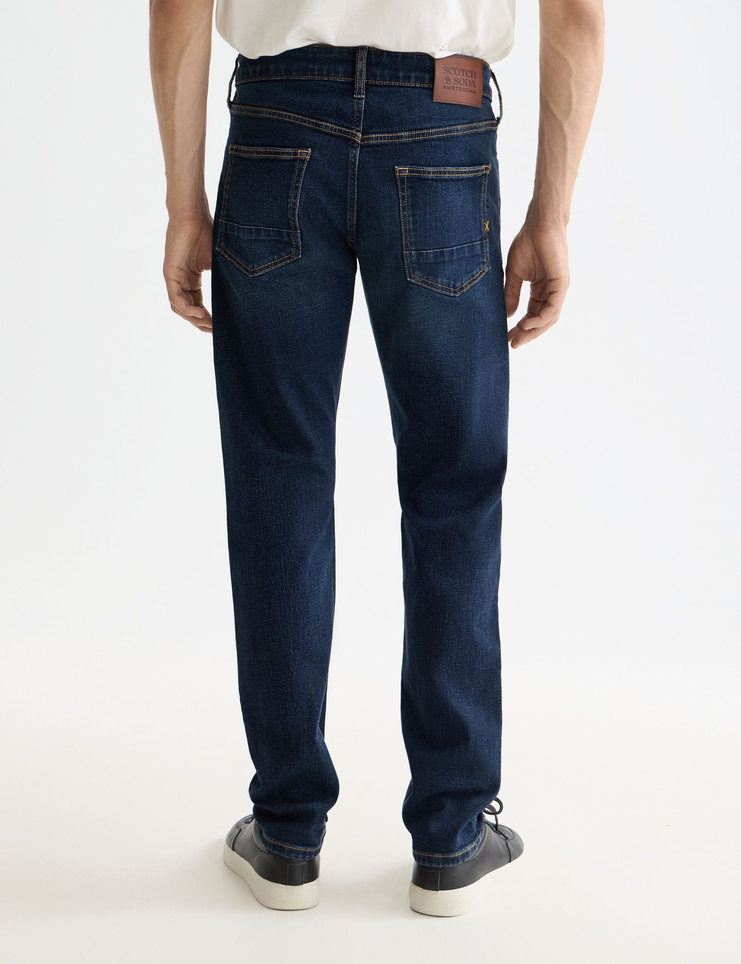 Dark Slate Gray ג׳ינס ארוך לגברים Ralston – Straight Leg SCOTCH & SODA