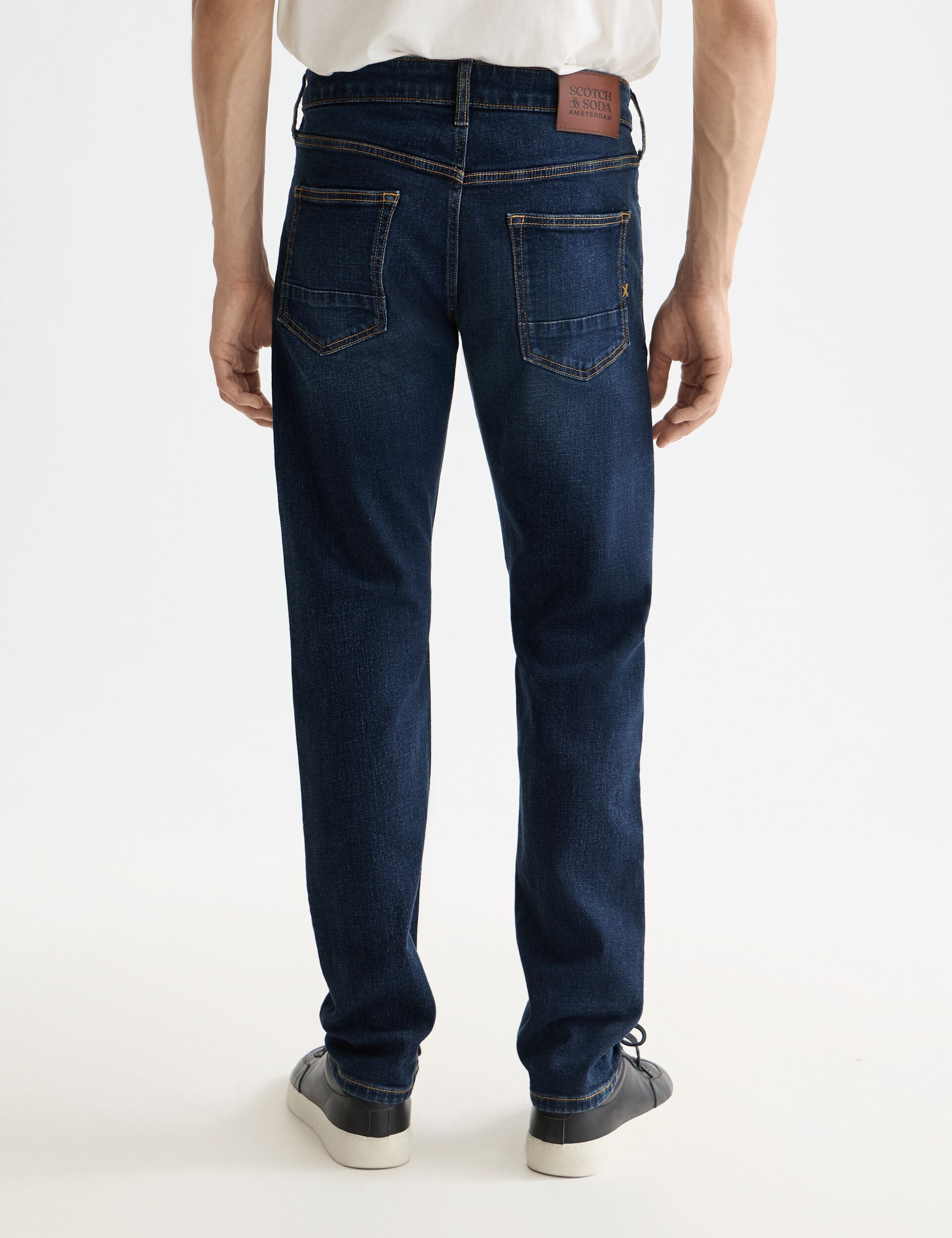 Dark Slate Gray ג׳ינס ארוך לגברים Ralston – Straight Leg SCOTCH & SODA