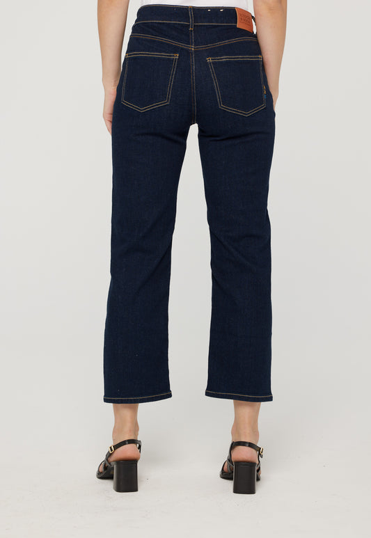 Black ג'ינס ארוך לנשים The Sky – Straight Leg SCOTCH & SODA