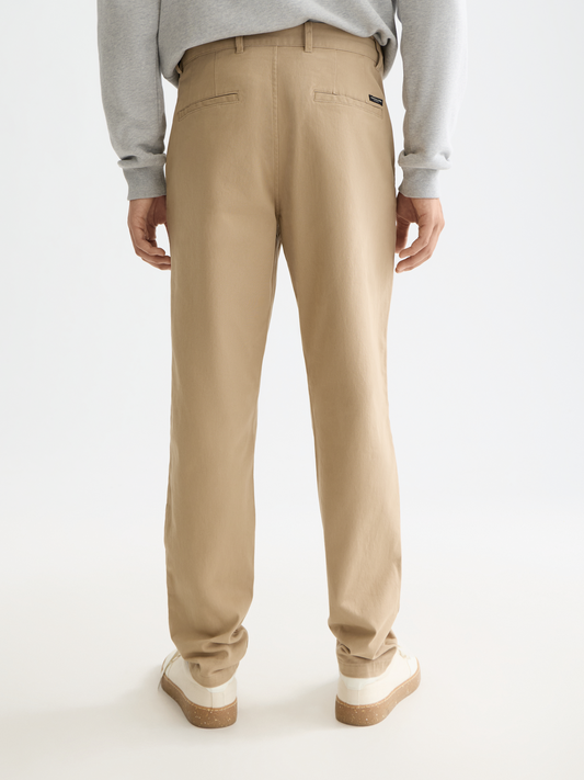 Antique White מכנסי צ'ינו ארוכים לגברים Stuart SCOTCH & SODA