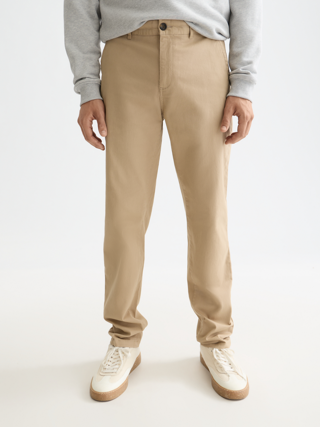 Beige מכנסי צ'ינו ארוכים לגברים Stuart SCOTCH & SODA