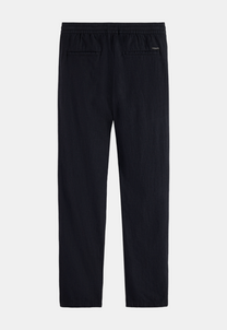 Black מכנסי פשתן ארוכים לגברים Warren SCOTCH & SODA