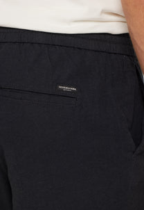 Black מכנסי פשתן ארוכים לגברים Warren SCOTCH & SODA