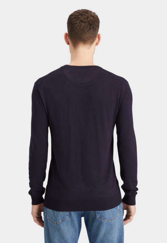 Dark Slate Gray סוודר במפתח עגול לגברים SCOTCH & SODA