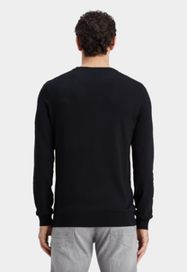 Light Gray סוודר במפתח עגול לגברים SCOTCH & SODA